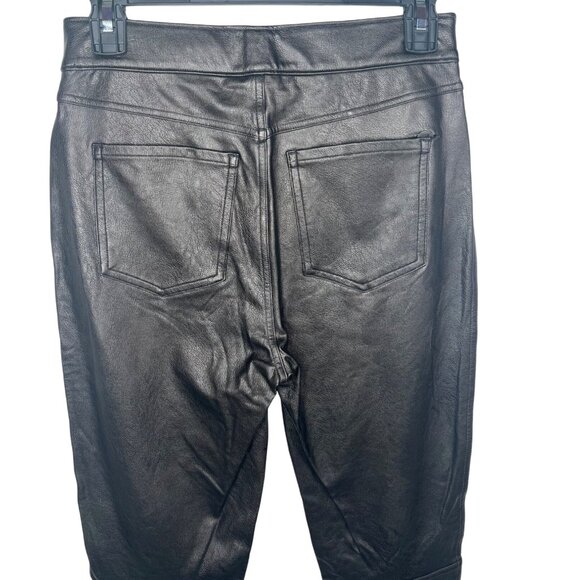 Spanx Womens Leather-Like Skinny Pants Noir Size S/P MSRP $148 - Picture 13 of 14